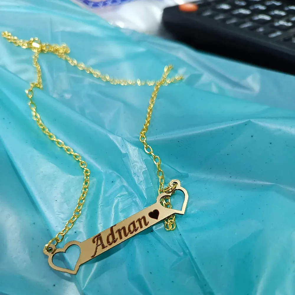 “Adnan” Name Necklace — a customized Name Jewellery made by The Customized Shop