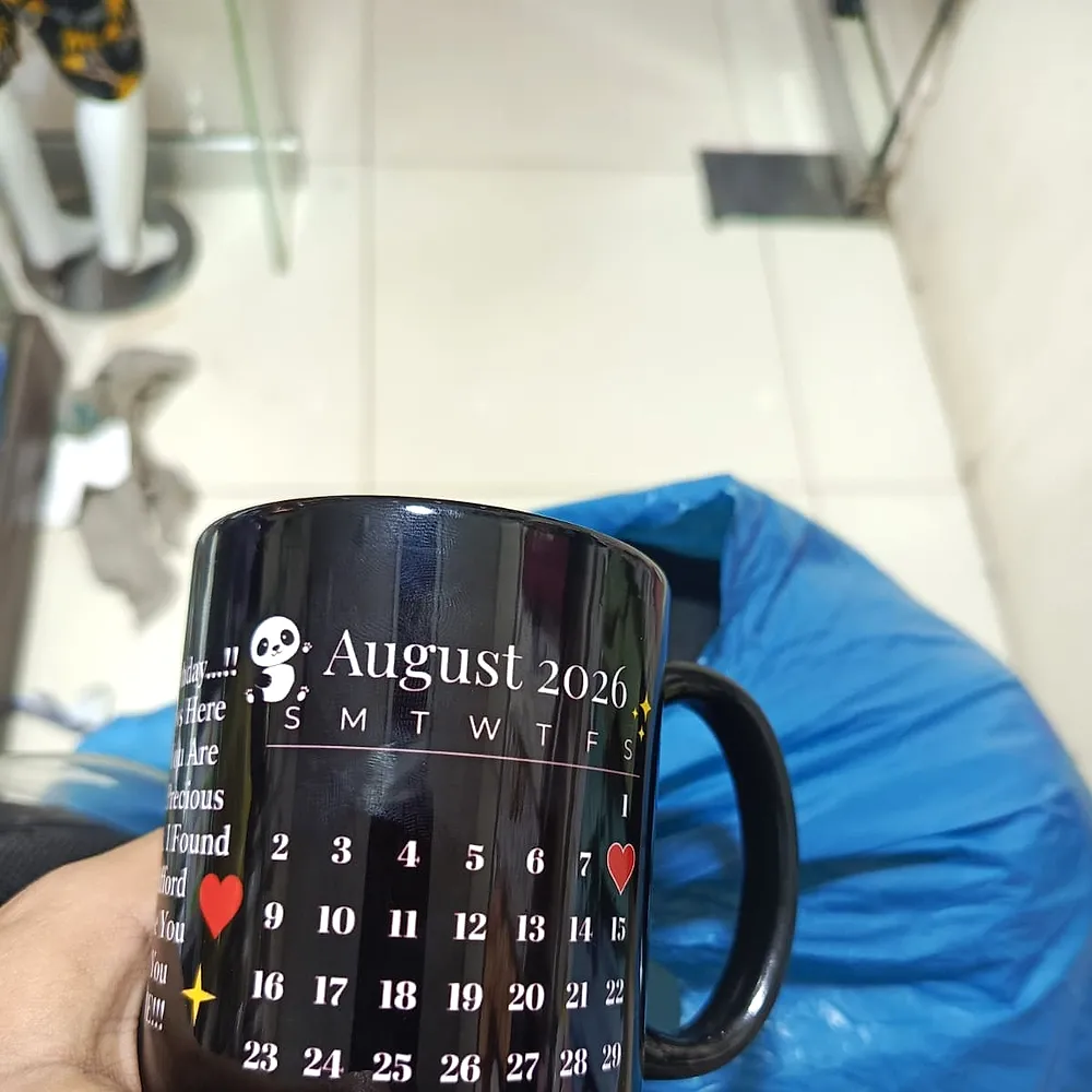 Special-Date Calendar Mug — a customized Photo Mug made by The Customized Shop