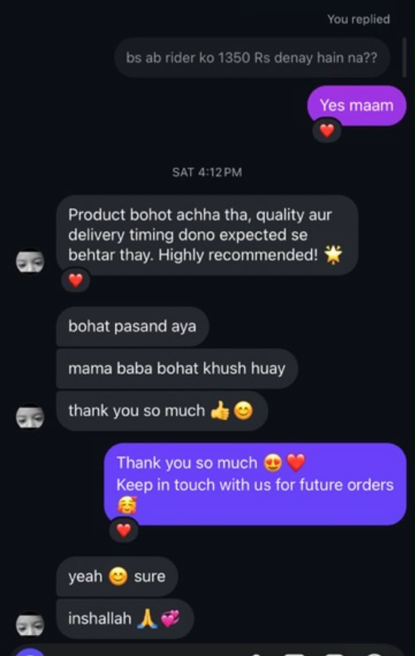 Product bohot achha tha, quality aur delivery dono expected se behtar. Highly recommended!